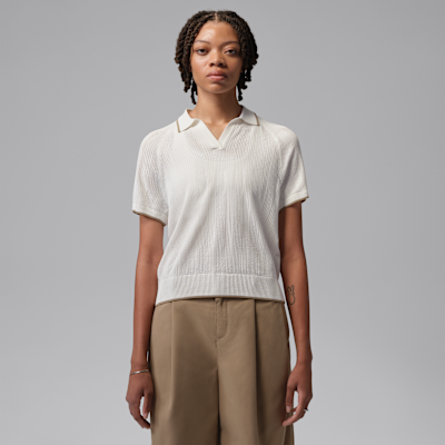 Jordan Sport Women's Golf Knit Polo. Nike RO